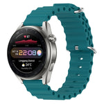 Cinturino per orologio in silicone tinta unita stile oceano da 22 mm, For Huawei Watch 3 Pro New