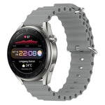 Cinturino per orologio in silicone tinta unita stile oceano da 22 mm, For Huawei Watch 3 Pro New