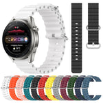Cinturino per orologio in silicone tinta unita stile oceano da 22 mm, For Huawei Watch 3 Pro New