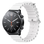Cinturino per orologio in silicone tinta unita stile oceano da 22 mm, For Xiaomi MI Watch S1, For Xiaomi MI Watch S1 Pro