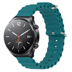 Cinturino per orologio in silicone tinta unita stile oceano da 22 mm, For Xiaomi MI Watch S1, For Xiaomi MI Watch S1 Pro