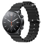 Cinturino per orologio in silicone tinta unita stile oceano da 22 mm, For Xiaomi MI Watch S1, For Xiaomi MI Watch S1 Pro
