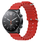 Cinturino per orologio in silicone tinta unita stile oceano da 22 mm, For Xiaomi MI Watch S1, For Xiaomi MI Watch S1 Pro