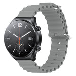 Cinturino per orologio in silicone tinta unita stile oceano da 22 mm, For Xiaomi MI Watch S1, For Xiaomi MI Watch S1 Pro