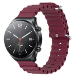 Cinturino per orologio in silicone tinta unita stile oceano da 22 mm, For Xiaomi MI Watch S1, For Xiaomi MI Watch S1 Pro
