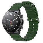 Cinturino per orologio in silicone tinta unita stile oceano da 22 mm, For Xiaomi MI Watch S1, For Xiaomi MI Watch S1 Pro