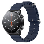 Cinturino per orologio in silicone tinta unita stile oceano da 22 mm, For Xiaomi MI Watch S1, For Xiaomi MI Watch S1 Pro