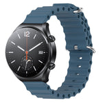 Cinturino per orologio in silicone tinta unita stile oceano da 22 mm, For Xiaomi MI Watch S1, For Xiaomi MI Watch S1 Pro
