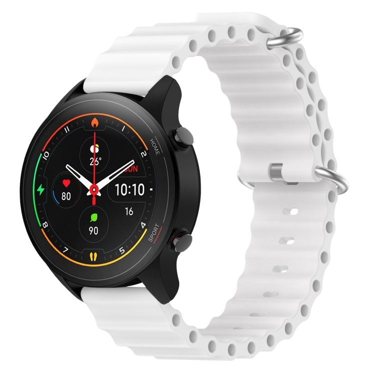 Cinturino per orologio in silicone tinta unita stile oceano da 22 mm, For Xiaomi MI Watch S1, For Xiaomi MI Watch S1 Pro