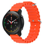 Cinturino per orologio in silicone tinta unita stile oceano da 22 mm, For Xiaomi MI Watch S1, For Xiaomi MI Watch S1 Pro