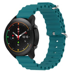 Cinturino per orologio in silicone tinta unita stile oceano da 22 mm, For Xiaomi MI Watch S1, For Xiaomi MI Watch S1 Pro