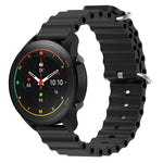Cinturino per orologio in silicone tinta unita stile oceano da 22 mm, For Xiaomi MI Watch S1, For Xiaomi MI Watch S1 Pro