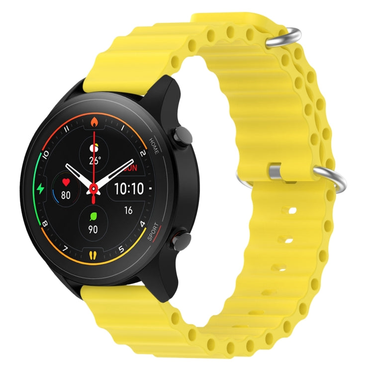 Cinturino per orologio in silicone tinta unita stile oceano da 22 mm, For Xiaomi MI Watch S1, For Xiaomi MI Watch S1 Pro