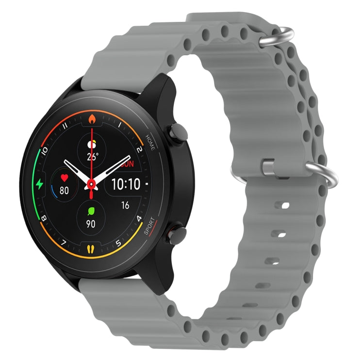 Cinturino per orologio in silicone tinta unita stile oceano da 22 mm, For Xiaomi MI Watch S1, For Xiaomi MI Watch S1 Pro