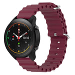 Cinturino per orologio in silicone tinta unita stile oceano da 22 mm, For Xiaomi MI Watch S1, For Xiaomi MI Watch S1 Pro