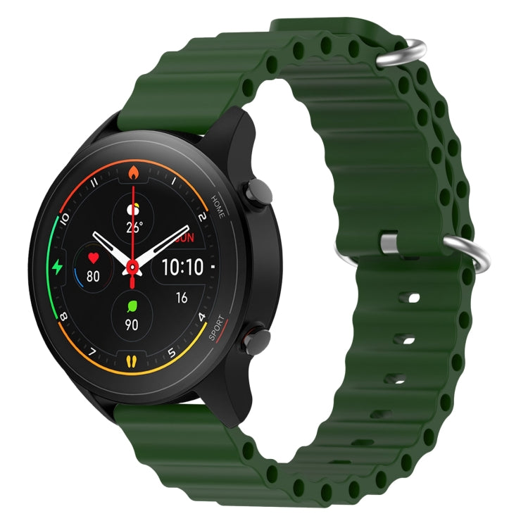 Cinturino per orologio in silicone tinta unita stile oceano da 22 mm, For Xiaomi MI Watch S1, For Xiaomi MI Watch S1 Pro