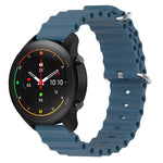 Cinturino per orologio in silicone tinta unita stile oceano da 22 mm, For Xiaomi MI Watch S1, For Xiaomi MI Watch S1 Pro
