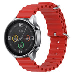 Cinturino per orologio in silicone tinta unita stile oceano da 22 mm, For Xiaomi MI Watch Color