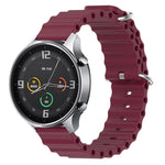 Cinturino per orologio in silicone tinta unita stile oceano da 22 mm, For Xiaomi MI Watch Color