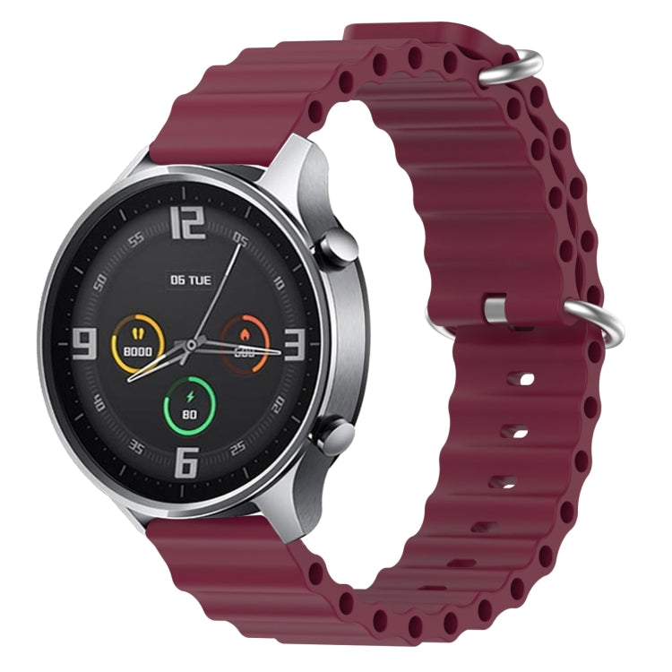 Cinturino per orologio in silicone tinta unita stile oceano da 22 mm, For Xiaomi MI Watch Color