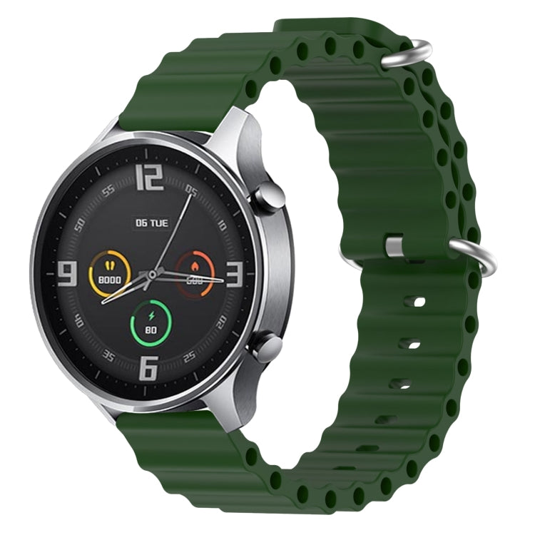 Cinturino per orologio in silicone tinta unita stile oceano da 22 mm, For Xiaomi MI Watch Color