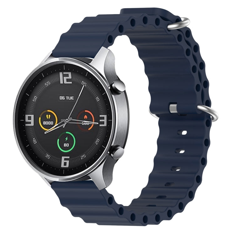 Cinturino per orologio in silicone tinta unita stile oceano da 22 mm, For Xiaomi MI Watch Color