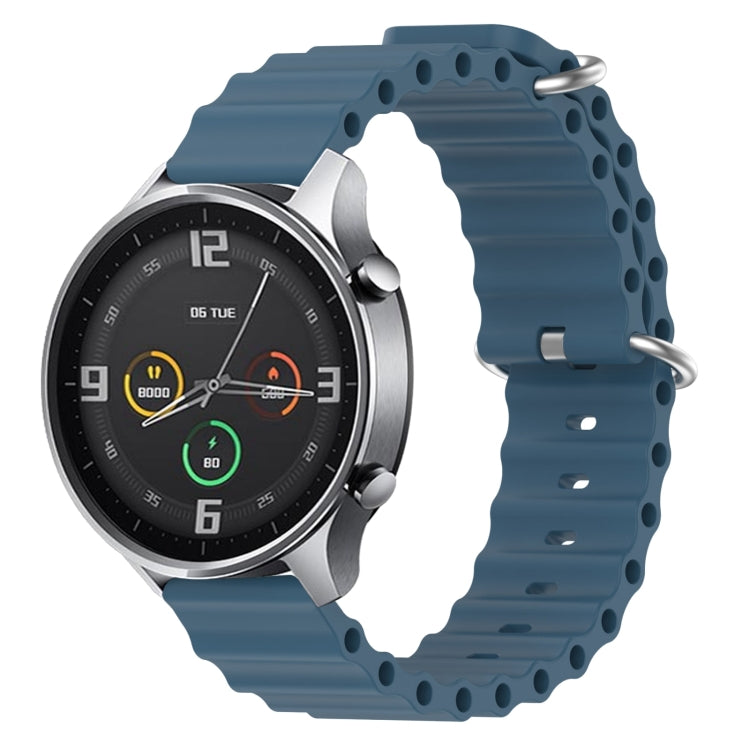 Cinturino per orologio in silicone tinta unita stile oceano da 22 mm, For Xiaomi MI Watch Color
