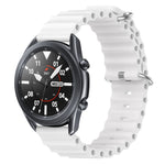 Cinturino per orologio in silicone tinta unita stile oceano da 22 mm, For Samsung Galaxy Watch3 45mm, For Samsung Galaxy Watch 46mm