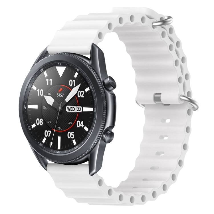Cinturino per orologio in silicone tinta unita stile oceano da 22 mm, For Samsung Galaxy Watch3 45mm, For Samsung Galaxy Watch 46mm