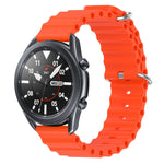 Cinturino per orologio in silicone tinta unita stile oceano da 22 mm, For Samsung Galaxy Watch3 45mm, For Samsung Galaxy Watch 46mm