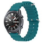 Cinturino per orologio in silicone tinta unita stile oceano da 22 mm, For Samsung Galaxy Watch3 45mm, For Samsung Galaxy Watch 46mm