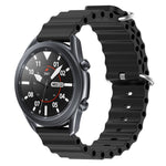 Cinturino per orologio in silicone tinta unita stile oceano da 22 mm, For Samsung Galaxy Watch3 45mm, For Samsung Galaxy Watch 46mm