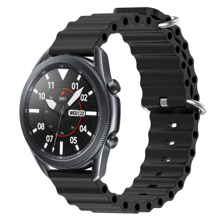 Cinturino per orologio in silicone tinta unita stile oceano da 22 mm, For Samsung Galaxy Watch3 45mm, For Samsung Galaxy Watch 46mm