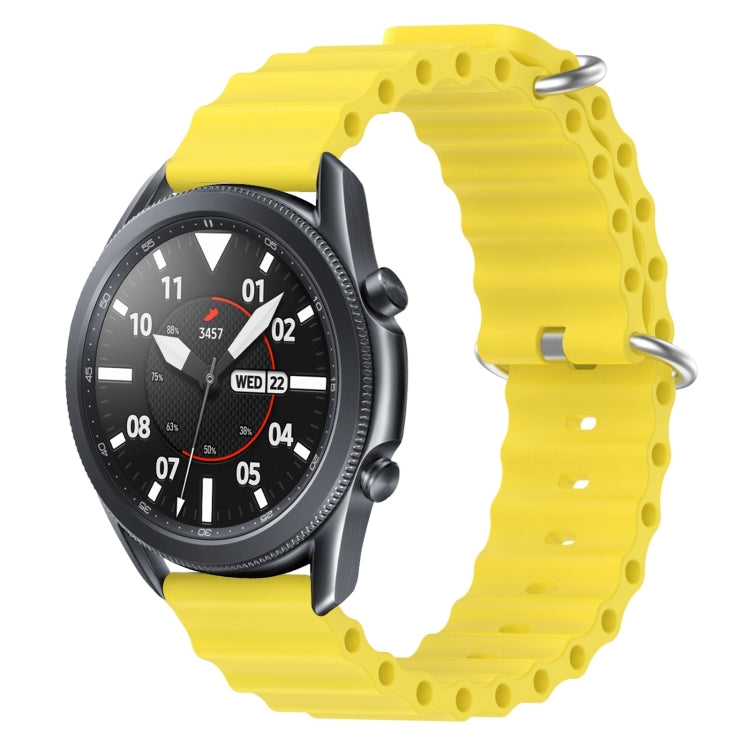 Cinturino per orologio in silicone tinta unita stile oceano da 22 mm, For Samsung Galaxy Watch3 45mm, For Samsung Galaxy Watch 46mm