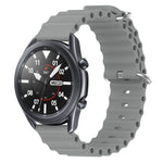 Cinturino per orologio in silicone tinta unita stile oceano da 22 mm, For Samsung Galaxy Watch3 45mm, For Samsung Galaxy Watch 46mm