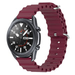 Cinturino per orologio in silicone tinta unita stile oceano da 22 mm, For Samsung Galaxy Watch3 45mm, For Samsung Galaxy Watch 46mm