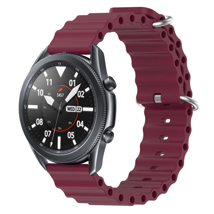 Cinturino per orologio in silicone tinta unita stile oceano da 22 mm, For Samsung Galaxy Watch3 45mm, For Samsung Galaxy Watch 46mm