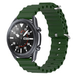 Cinturino per orologio in silicone tinta unita stile oceano da 22 mm, For Samsung Galaxy Watch3 45mm, For Samsung Galaxy Watch 46mm