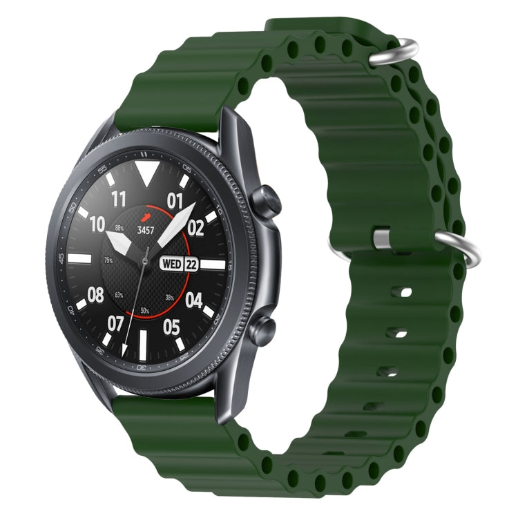 Cinturino per orologio in silicone tinta unita stile oceano da 22 mm, For Samsung Galaxy Watch3 45mm, For Samsung Galaxy Watch 46mm