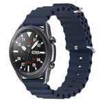 Cinturino per orologio in silicone tinta unita stile oceano da 22 mm, For Samsung Galaxy Watch3 45mm, For Samsung Galaxy Watch 46mm