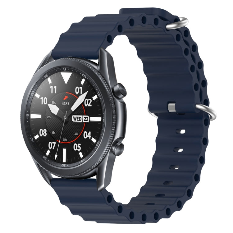 Cinturino per orologio in silicone tinta unita stile oceano da 22 mm, For Samsung Galaxy Watch3 45mm, For Samsung Galaxy Watch 46mm