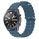 Cinturino per orologio in silicone tinta unita stile oceano da 22 mm, For Samsung Galaxy Watch3 45mm, For Samsung Galaxy Watch 46mm