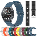 Cinturino per orologio in silicone tinta unita stile oceano da 22 mm, For Samsung Galaxy Watch3 45mm, For Samsung Galaxy Watch 46mm