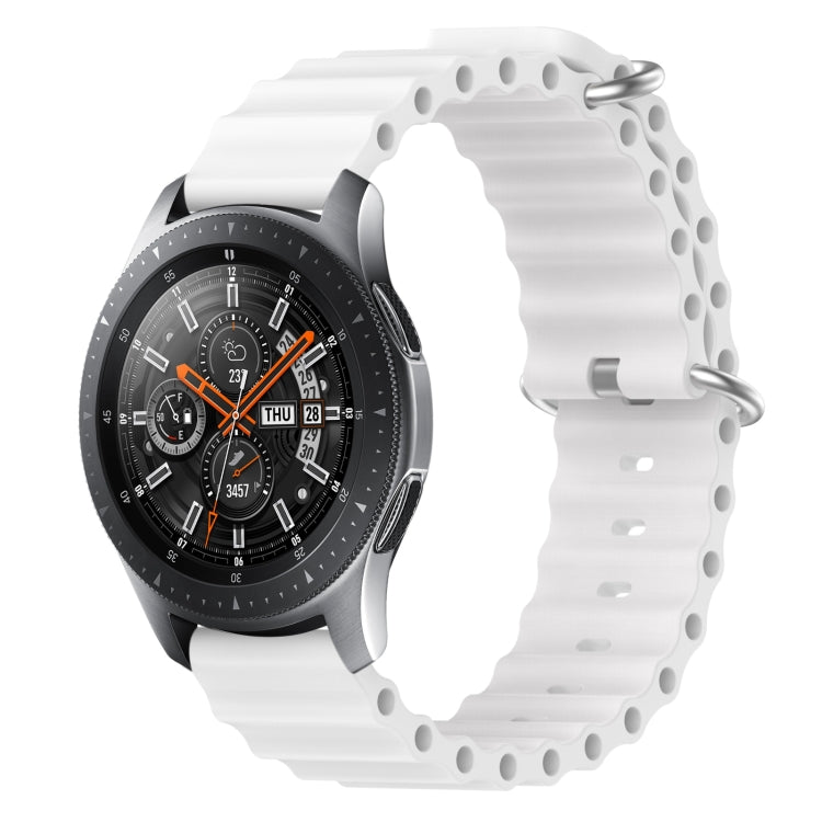 Cinturino per orologio in silicone tinta unita stile oceano da 22 mm, For Samsung Galaxy Watch3 45mm, For Samsung Galaxy Watch 46mm