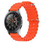 Cinturino per orologio in silicone tinta unita stile oceano da 22 mm, For Samsung Galaxy Watch3 45mm, For Samsung Galaxy Watch 46mm