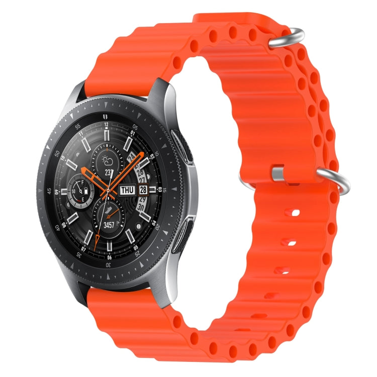 Cinturino per orologio in silicone tinta unita stile oceano da 22 mm, For Samsung Galaxy Watch3 45mm, For Samsung Galaxy Watch 46mm
