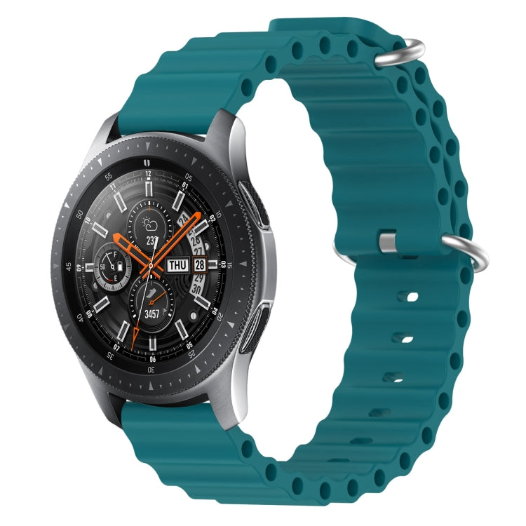 Cinturino per orologio in silicone tinta unita stile oceano da 22 mm, For Samsung Galaxy Watch3 45mm, For Samsung Galaxy Watch 46mm