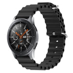 Cinturino per orologio in silicone tinta unita stile oceano da 22 mm, For Samsung Galaxy Watch3 45mm, For Samsung Galaxy Watch 46mm