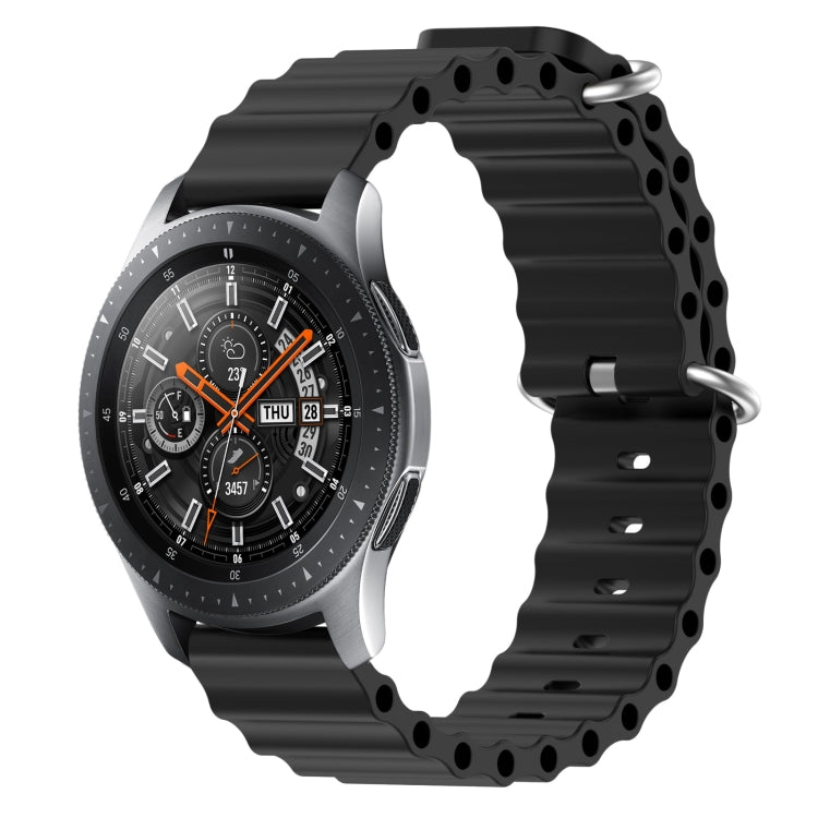 Cinturino per orologio in silicone tinta unita stile oceano da 22 mm, For Samsung Galaxy Watch3 45mm, For Samsung Galaxy Watch 46mm