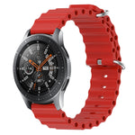 Cinturino per orologio in silicone tinta unita stile oceano da 22 mm, For Samsung Galaxy Watch3 45mm, For Samsung Galaxy Watch 46mm